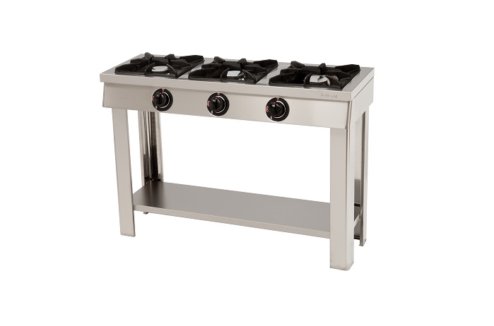 3 lü paslanmaz lokanta ocağı